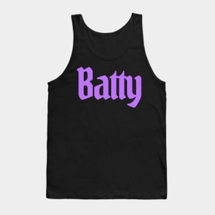 Batty Halloween Goth Tank Top